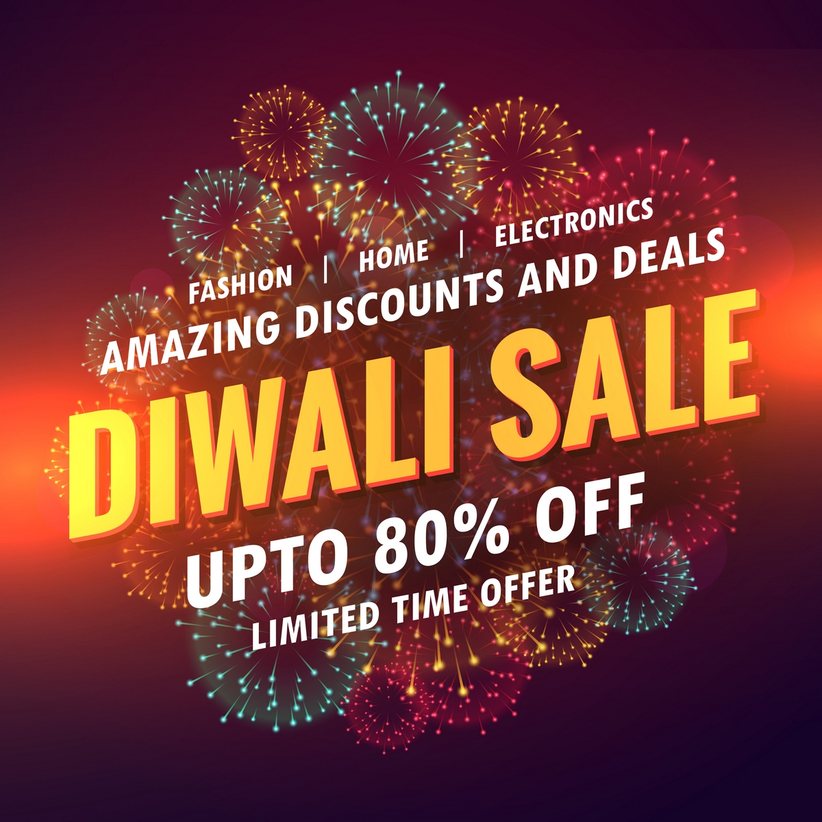 diwali sale offer 80% Pandian Crackers World